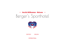 Tablet Screenshot of bergers-sporthotel.at